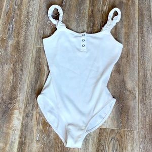 White tank top body suit